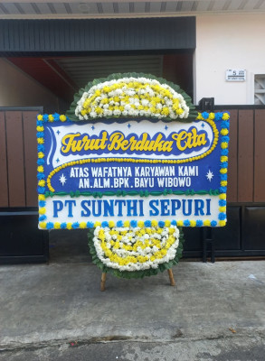 Papan Bunga Duka di Sentosa