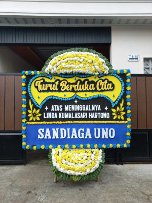 Papan Bunga Duka di Sentosa